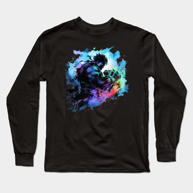 ryu Long Sleeve T-Shirt by dorapeterx